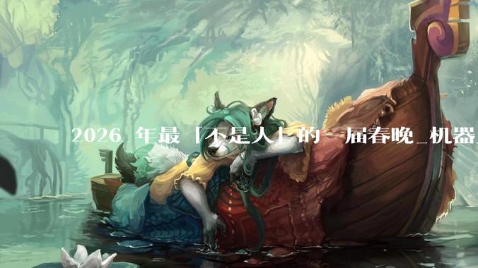 2026 年最「不是人」的一届春晚_机器人_刘谦_宇树