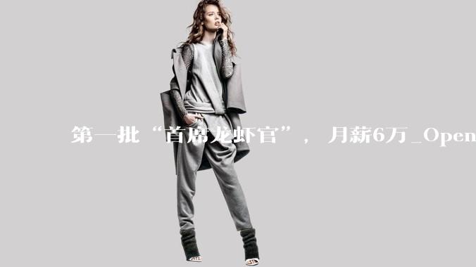 第一批“首席龙虾官”，月薪6万_OpenClaw_Agent_公司