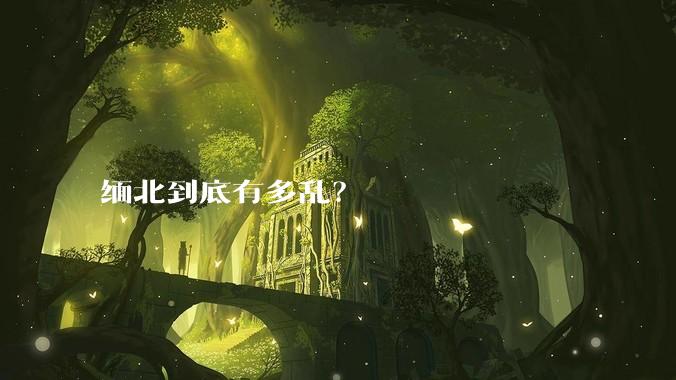 缅北到底有多乱？